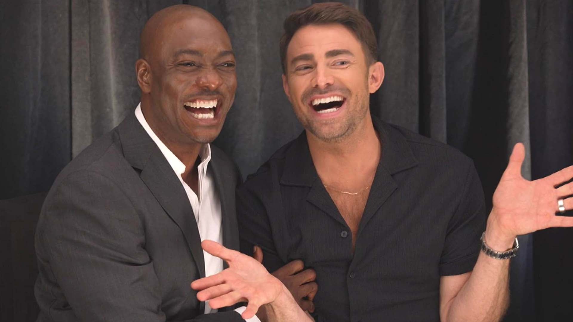 Jonathan Bennett and BJ Britt Go Off The Rails During 'Groomsmen' Interview (Exclusive)