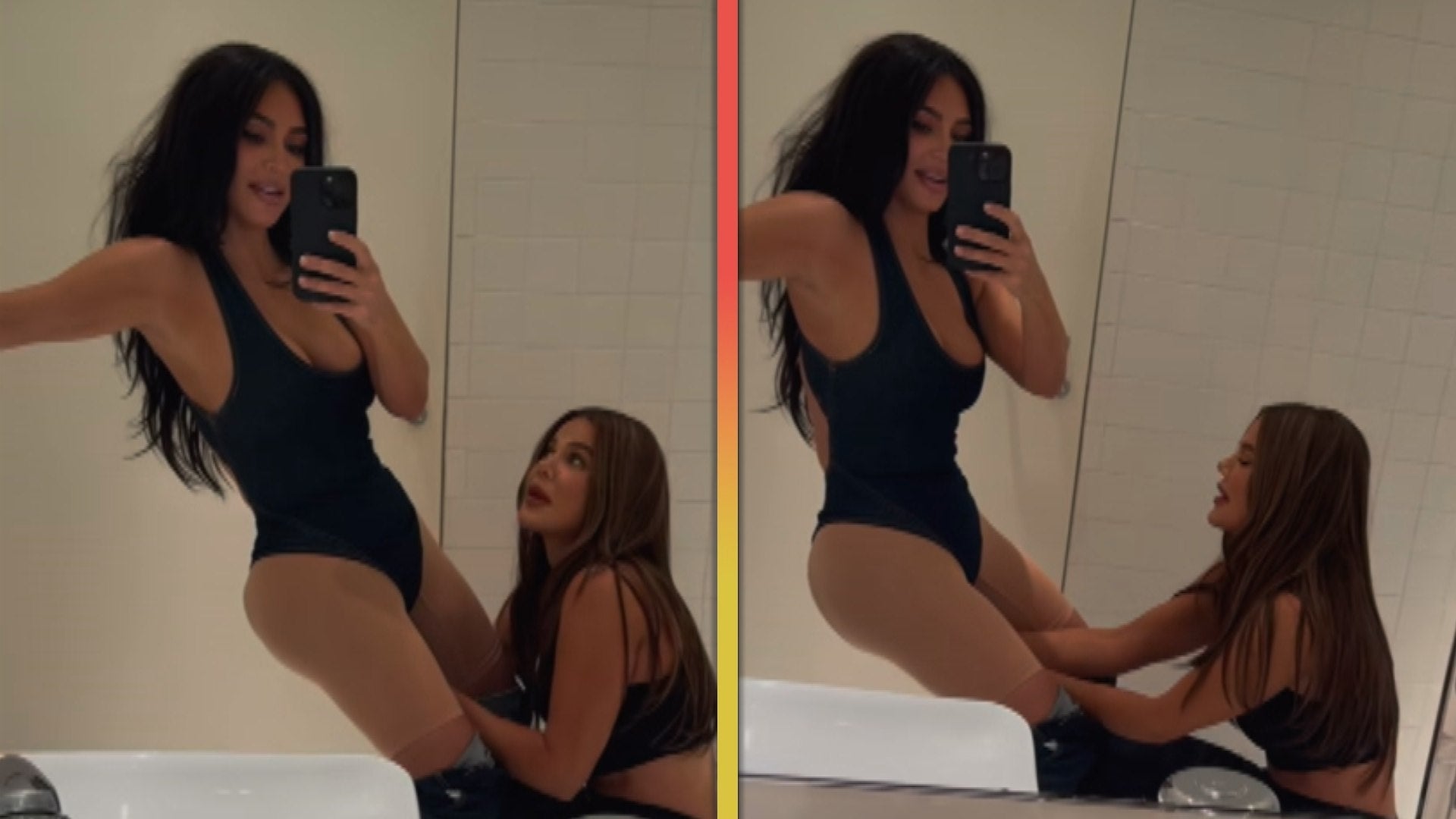 Khloe Kardashian Proves She's a True Sister With Bizarre Wardrobe Fix for Kim