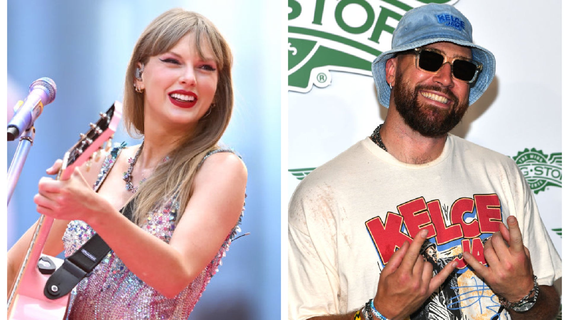 Taylor Swift and Travis Kelce