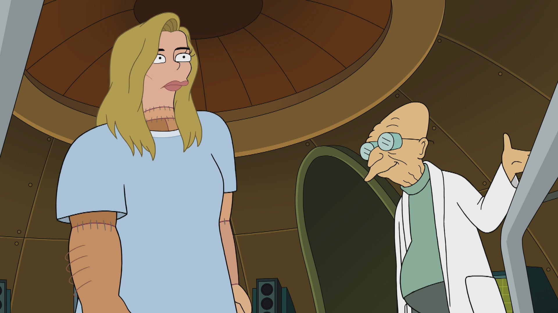 'Futurama': Cara Delevingne Needs Professor Farnsworth's Help (Exclusive)