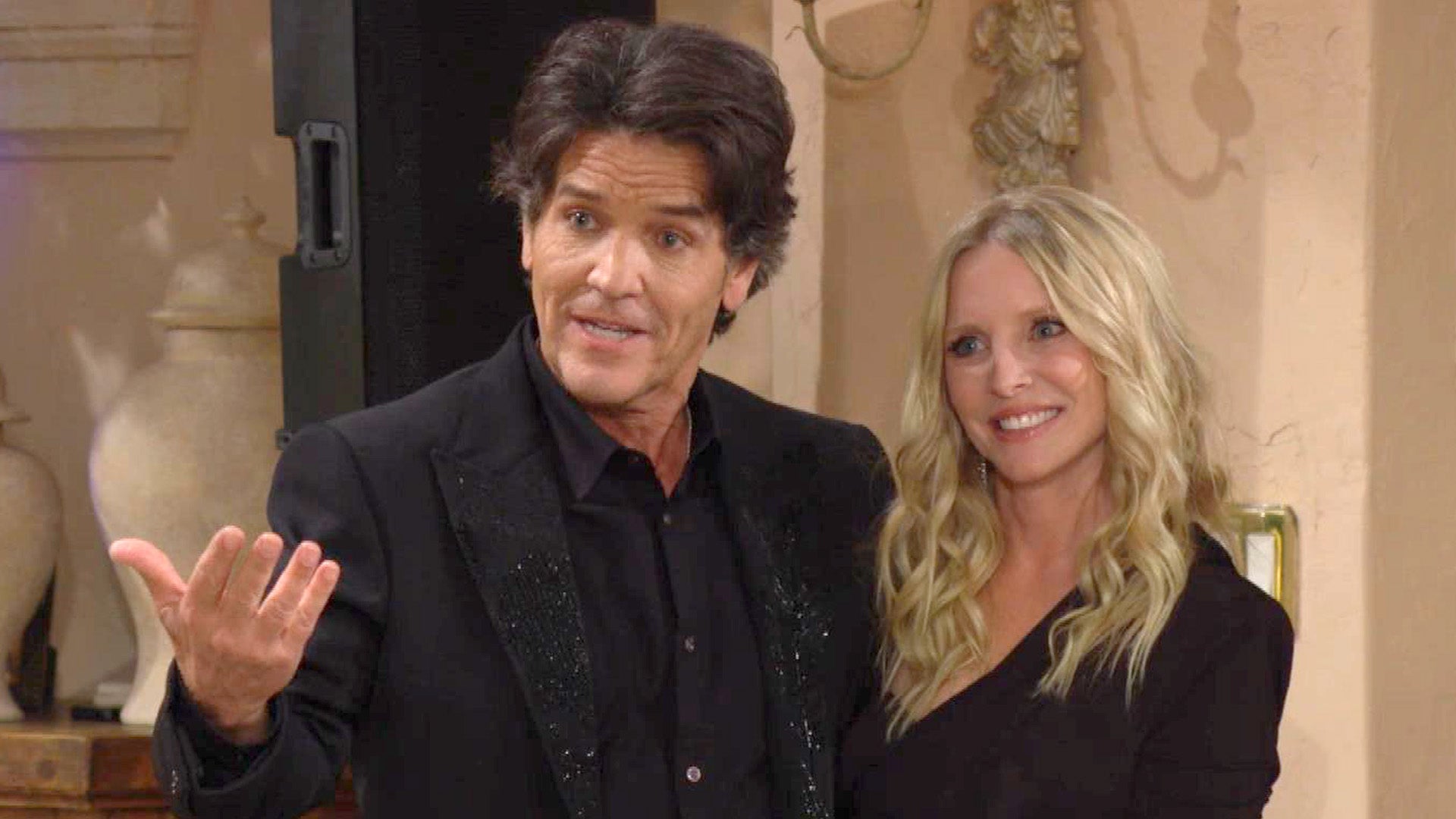 Get a First Look at Lauralee Bell and Michael Damian in the 'Y&R' & 'B&B' Crossover! (Exclusive) #rnb