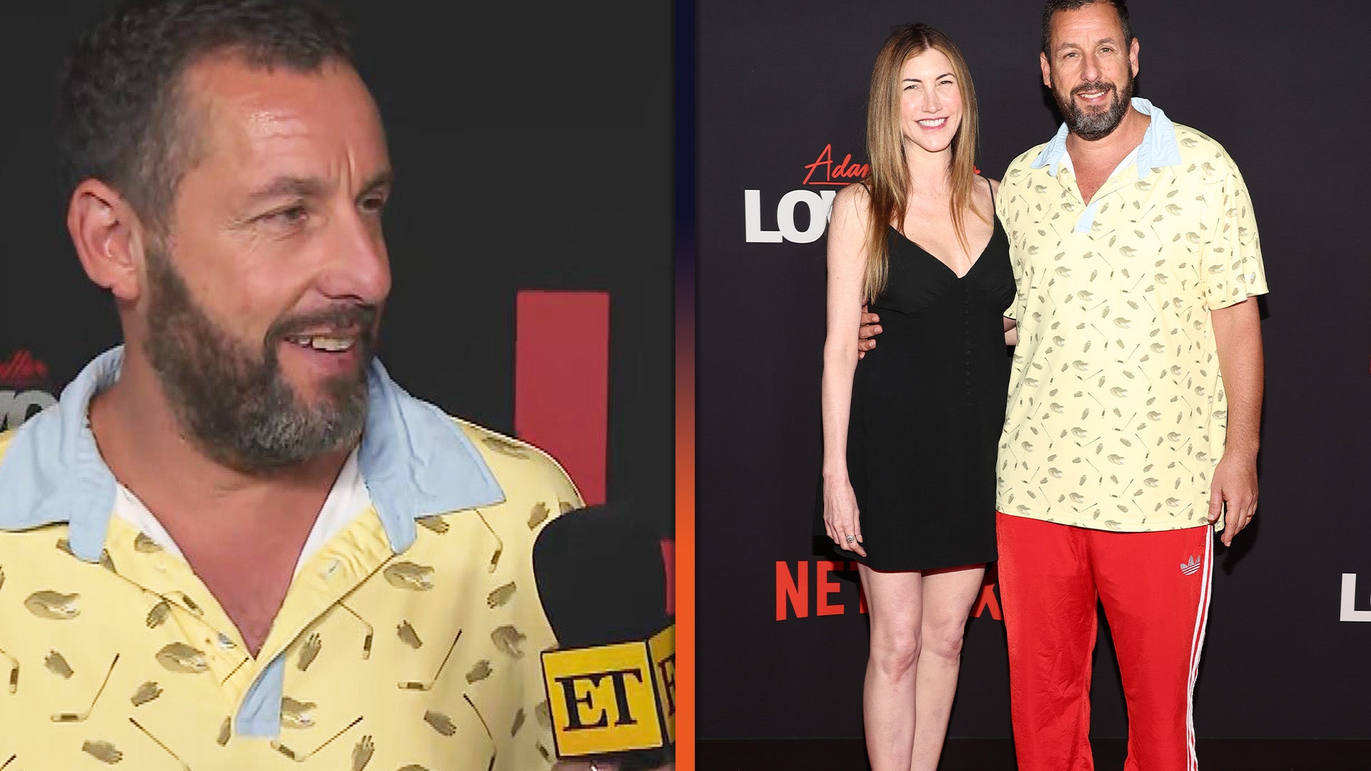 Adam Sandler Says Wearing Track Pants to His Comedy Special Premiere Feels Right Exclusive