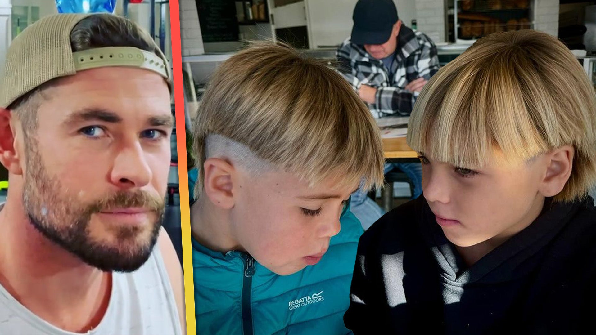 Chris Hemsworth Botches Sons’ Haircuts