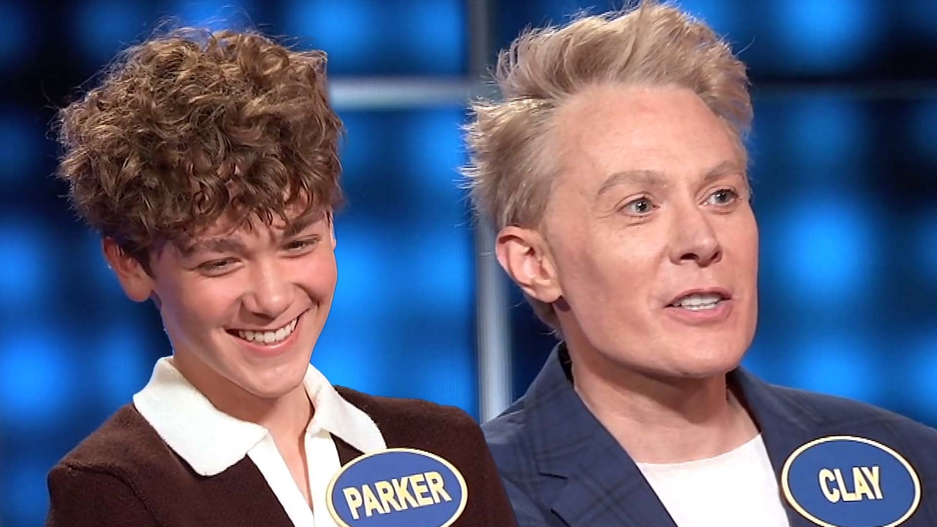 Clay Aiken's Look-alike 15-Year-Old Son Parker Makes TV Debut on 'Celebrity Family Feud'