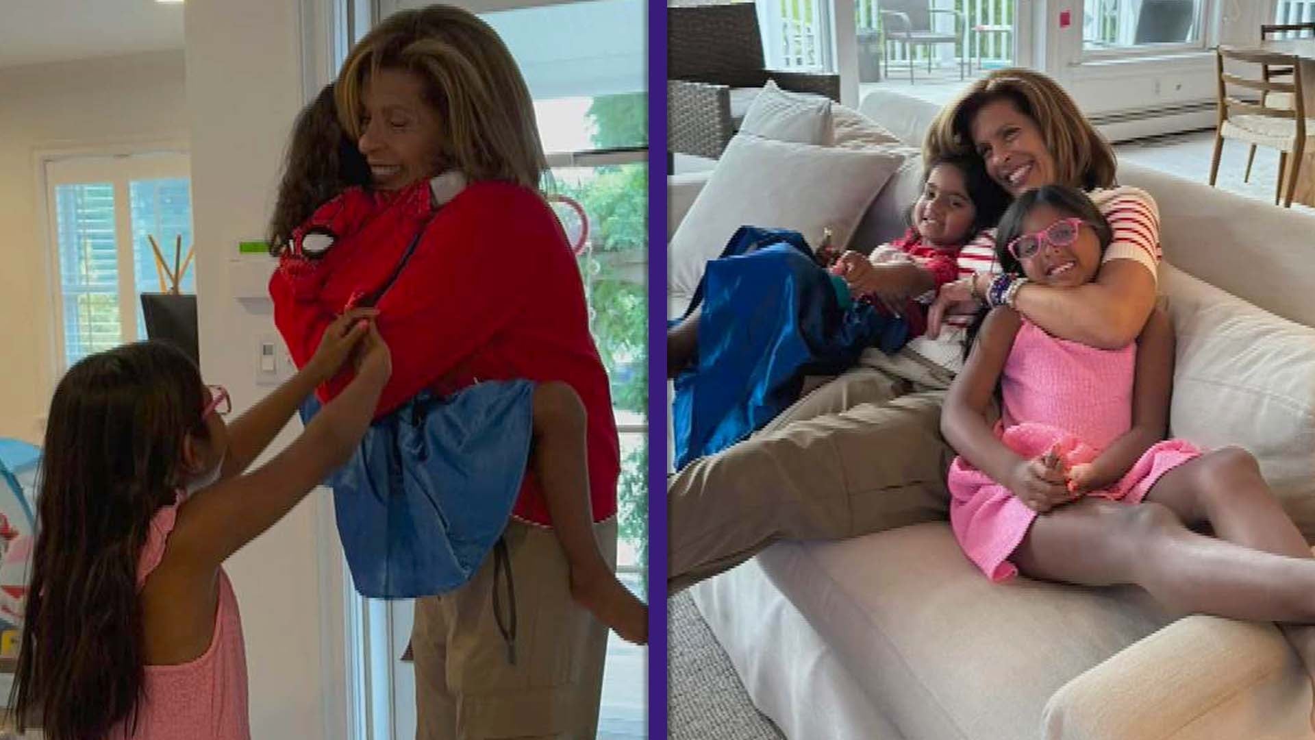 Watch Hoda Kotb's Emotional Reunion With Her Daughters After Returning Home From Olympics