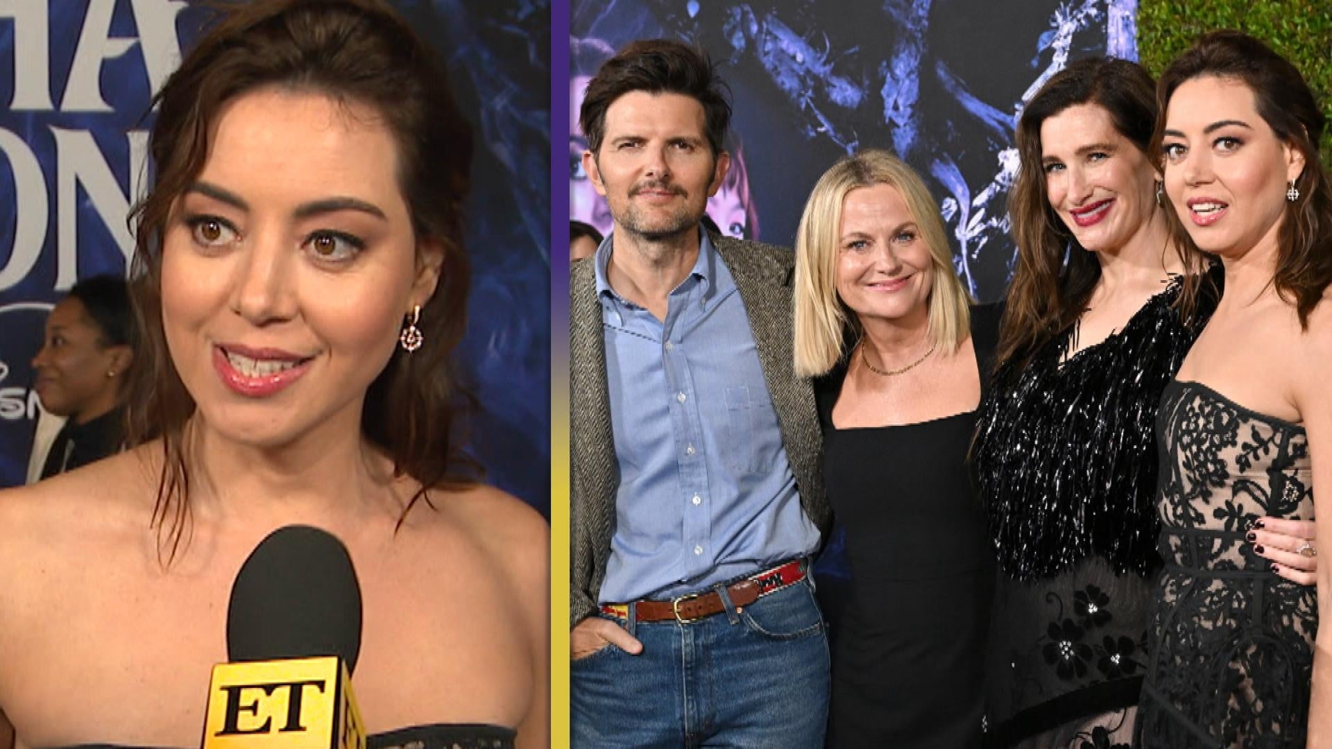 Watch Aubrey Plaza's 'Parks and Rec' Cast Reunion at 'Agatha All Along' Premiere (Exclusive)