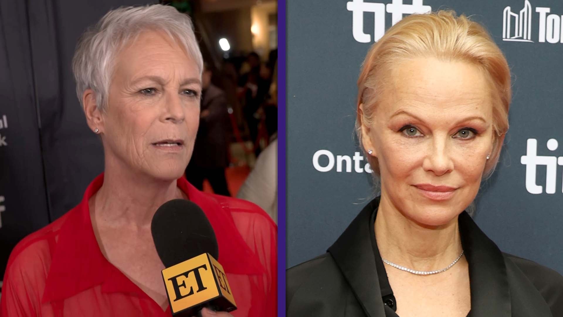 Jamie Lee Curtis in 'Awe' of Pamela Anderson Owning Aging and Going Makeup-Free (Exclusive) 