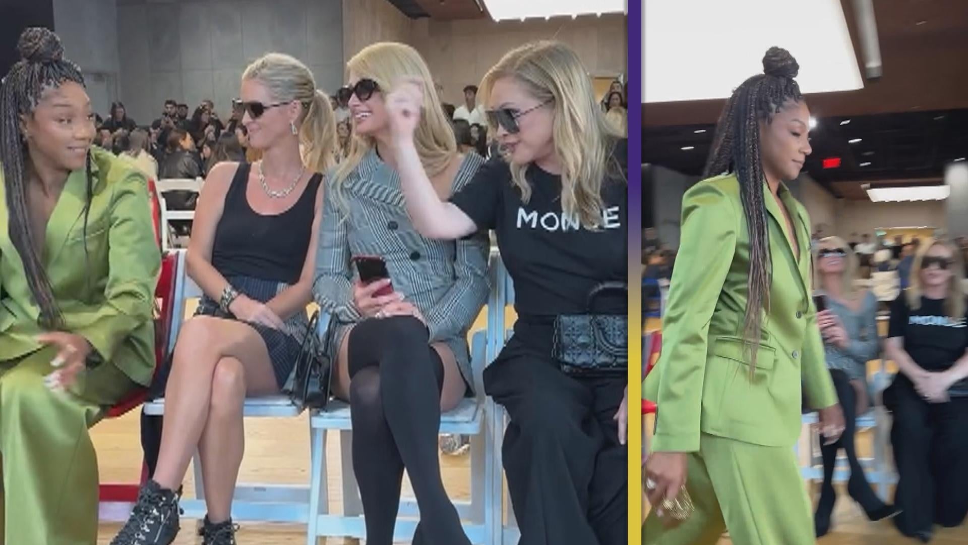 Tiffany Haddish Crashes NYFW Runway After Kathy Hilton Dare