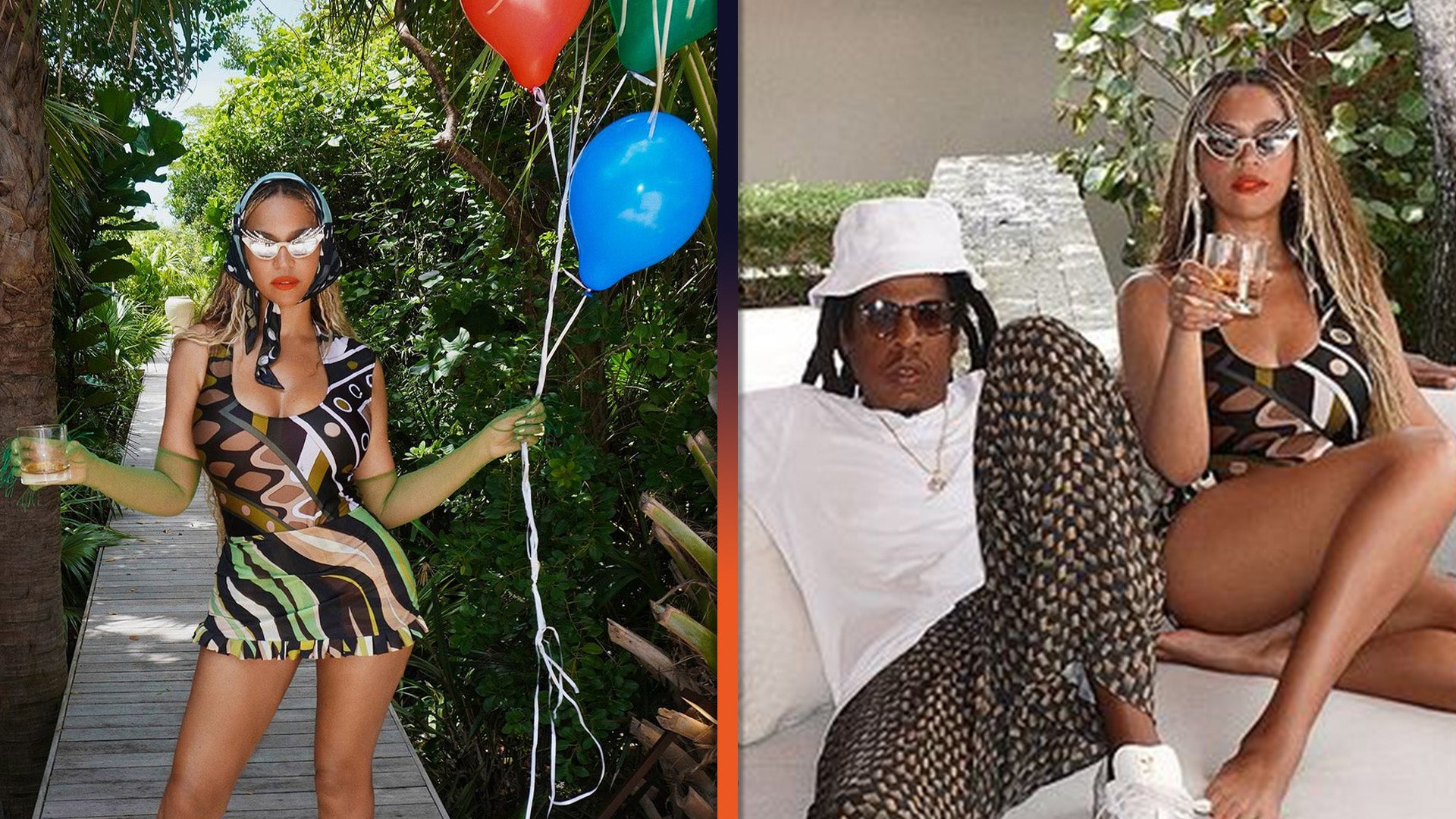 Beyoncé Smokes Cigars, Drinks Whiskey and Swims in Tropical Birthday Getaway With JAY-Z